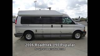 One Minute Walkthrough 2006 Roadtrek 190 Popular SOLD SOLD SOLD at www.truckandrv.com