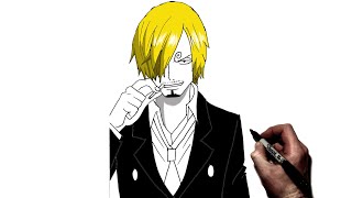 How to Draw Sanji | Step By Step | One Piece