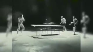 Bruce Lee Playing Ping Pong