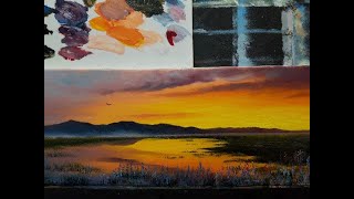 painting  a sunset#6