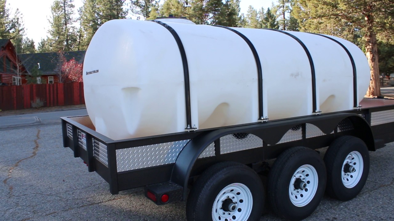 2000 Gallon Water Trailer - YouTube