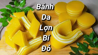 ✅Cách Làm Bánh Da Lợn Bí Đỏ Nước Cốt Dừa Không Tách Lớp Thơm Ngon Bổ Dưỡng |Lê Phúc Vlog