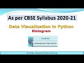 DATA VISUALIZATION IN PYTHON - HISTOGRAM