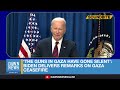 ‘the guns in gaza have gone silent’ biden delivers remarks on gaza ceasefire dawn news english