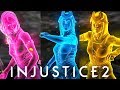 INJUSTICE 2 - ALL Enchantress Super Move COLORS (Clone Shaders)