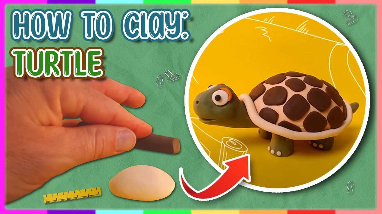 🐢 How To Make A Clay Turtle: Super Cute, Easy, And Fun! - YouTube