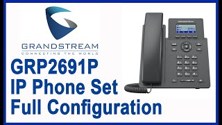 Grandstream GRP2601P IP Phone Set Full Configuration, Asa Technologybd