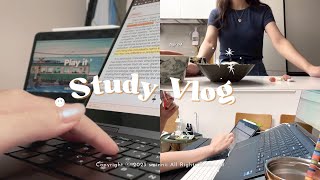 ✦ study vlog ✦ 공부하는 직장인 브이로그 | 먹고, 일하고, 공부하라 🙏 유학 준비생의 일주일 | 새벽 기상 브이로그, 공부 브이로그