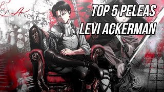 Top 5 Peleas De Levi Ackerman Shingeki No Kyojin Season 1-3