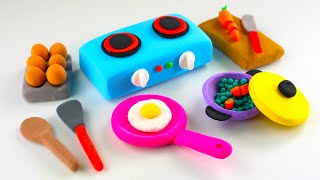 DIY Miniature Kitchen Set made with clay