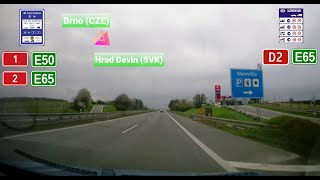 Roadtrip from Brno (Czech Republic) to Hrad Devin (Slovakia)