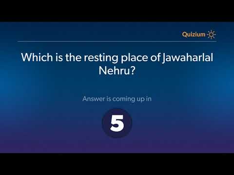 Which is the last resting place of Jawaharlal Nehru?