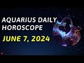 Aquarius Daily Horoscope Today, June 7, 2024