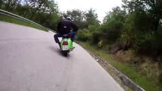 Lambretta Cyclone 5 Speed test on the Tre Mari event (Southern Italy) 2013