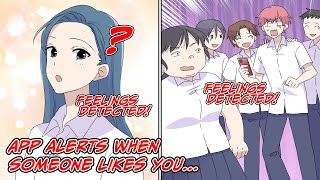 This App alerts you when someone has feelings for you [Manga Dub]