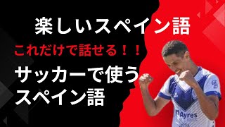 【スペイン語】サッカーを楽しむ！