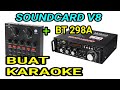 Soundcard V8 plus Ampli BT-298A