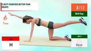 10 BUTT EXERCISES BETTER THAN SQUATS/10 დუნდულის სავარჯიშო უკეთესია, ვიდრე ბუქნები