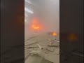 Fire and damage in Kuwait airport after Iranian attack