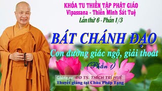 PT06.1 - BÁT CHÁNH ĐẠO (Phần 1) || Đại Đức THÍCH TRÍ HUỆ (Khóa tu lần VI - P1/3)