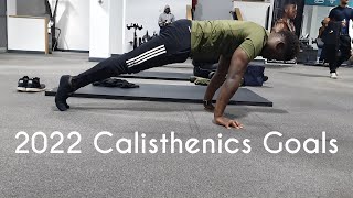 Calisthenics Goals - 2022 | Calisthenics Training Vlog