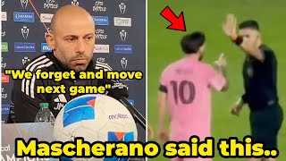 Inter Miami coach makes a bold statement on Messi’s reaction to the referee vs. New York