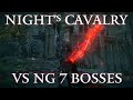 Elden Ring Night's Cavalry Build Vs NG+ 7 Bosses | Phantom Slash