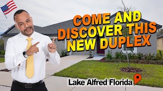 Come with me and discover this New Duplex .. Lake Alfred Florida