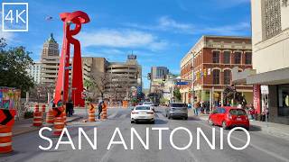 San Antonio Texas 4K City Drive - Alamo City Driving Tour