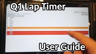 Q1 - Open source lap timer - users guide