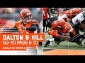 Andy Dalton's Two Big Passes Set Up Jeremy Hill's Powerful TD Run! | Eagles vs. Bengals | NFL