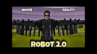 Animation india Robot 2.0 movie vs reality | funny spoof | 2d animated | shankar | rajnikanth