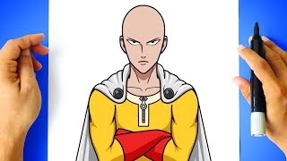 How to DRAW SAITAMA - One Punch Man