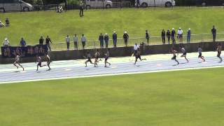 20140518第２回兵庫県東播地区中学陸上記録会共通男子４x１００Ｍ１組