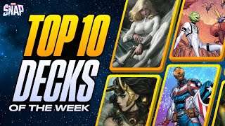 TOP 10 BEST DECKS IN MARVEL SNAP | Weekly Marvel Snap Meta Report #80