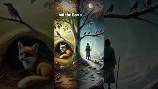 Son of Man has no place to lay his head #christ #message #jesuschrist #bible #love #inspiration