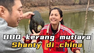 PERTAMA KALI PANEN KERANG MUTIARA,LALU KAMI MASAK BBQ MAKAN BERSAMA DI MALAM HARI,LIHAT SERUNYA