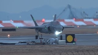 [速報]初来日！日本に米海兵隊F-35Bがやってきた 岩国基地 2017年1月18日