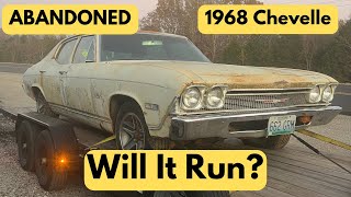 Will It Run? Abandoned 1968 Chevelle