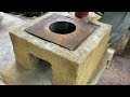 smokeless wood stove දුම නැති දර ලිපක් හදමු firewood stove smokeless brick stove ideas