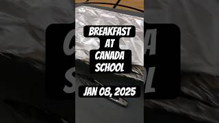 Breakfast at school January 8, 2025 | Canada Life Fun Vlog #edmonton #schoolbreakfast #canadavlog