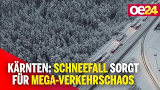 Paul Rainer | Kärnten: Schneefall sorgt für Mega-Verkehrschaos