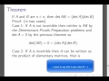 Determinant Theorems and Proofs (part 4 of 4) - Products