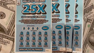 Illinois Lottery 25X Win Up To 400,000 Scratch Tickets