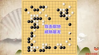 围棋： 边攻击边取地是王道，屠龙只是副产品—围棋AI绝艺指导E第62局