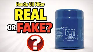 Are Amazon “Genuine Honda” Oil Filters REAL? Dealer vs Amazon Cut Open Test