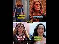 CAPTAIN MARVEL vs SCARLET WITCH vs WONDER WOMAN vs SUPERGIRL | #marvel #avengers #EvilOmYT