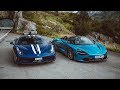 Ferrari 458 Speciale VS McLaren 720s Spider | Susten Pass Drive!