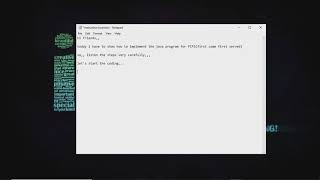 How to write the java program for FCFS(First Come First Served)?