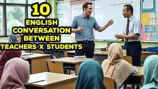 TEACHERS X STUDENTS | EASY ENGLISH CONVERSATION FOR BEGINNERS